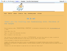 Tablet Screenshot of childrenoftheganges.com